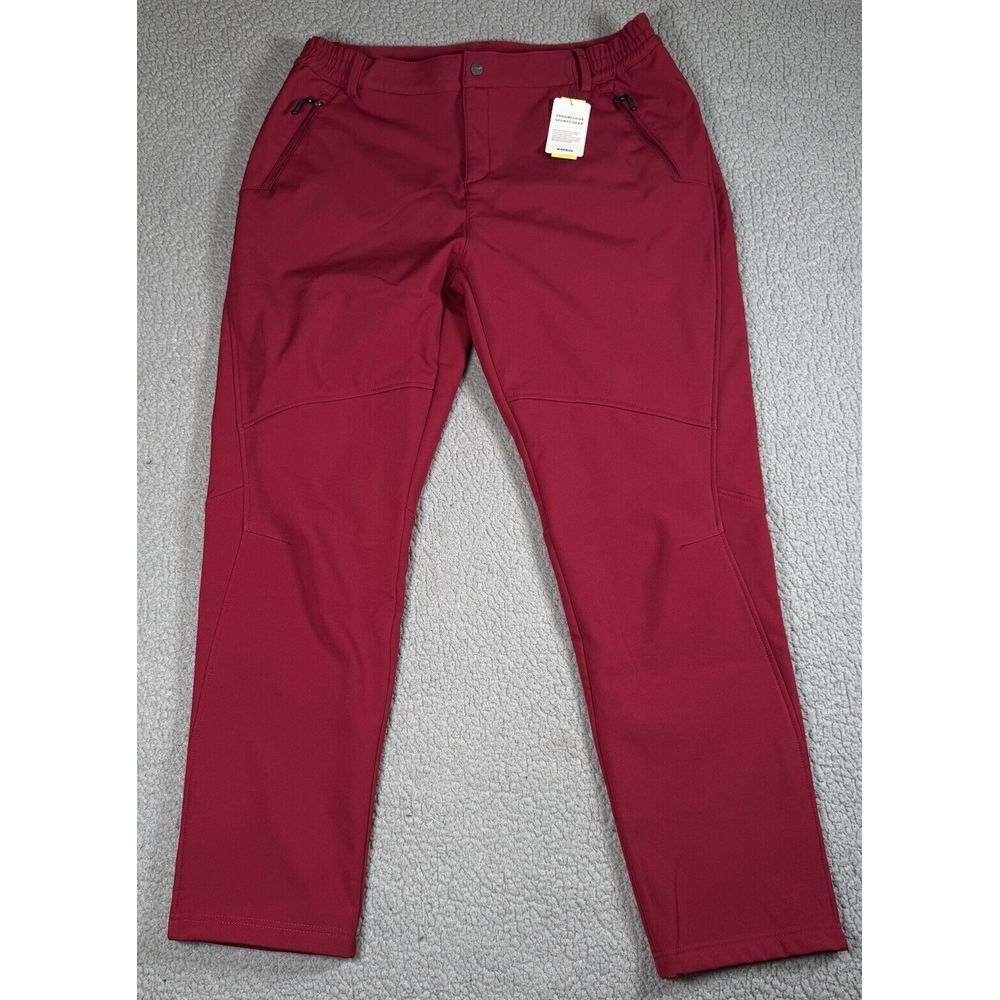 Tesla Pants Mens XL Red Performance Progressive Sports Gear 34x30 NWT‎